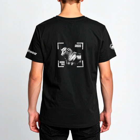 Polera Negra Angus